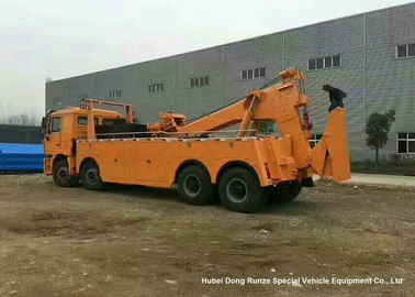 Κίνα Βαρέων καθηκόντων φορτηγό Wrecker ρυμούλκησης SHACMAN F3000 8x4 31 τόνος για την οδική αποκατάσταση προμηθευτής
