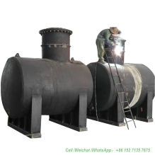 10 - 100ton Δεξαμενή αποθήκευσης βενζίνης υπόγειας προσαρμογής Κάθετη οριζόντια (πετρέλαιο καυσίμου πετρελαίου ντίζελ άνθρακα ή ανοξείδωτου χάλυβα)