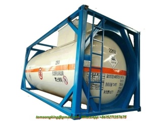 υγρά εμπορευματοκιβώτια δεξαμενών χλωρίου 20FT ISO 21.670 λίτρα (CL2)