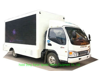 Κίνα Φορτηγό διαφήμισης των κινητών οδηγήσεων της JAC με το πτυσσόμενο στάδιο και το ανυψωτικό σύστημα 3840 X 1760mm οθόνης προμηθευτής