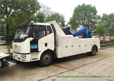Κίνα Ενσωματωμένη FAW αποκατάσταση φορτηγών ρυμούλκησης Wrecker για το ανυψωτικό φορτίο αυτοκινήτων 8000Kg προμηθευτής