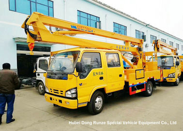 Κίνα ISUZU 4x2 1416M εναέριο φορτηγό LHD EURO5, τοποθετημένες όχημα πλατφορμών πλατφόρμες εργασίας προμηθευτής