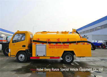 Κίνα Περιττωματικό φορτηγό βυτιοφόρων αναρρόφησης λυμάτων DFAC 3500L-5000L με τα υδρο αεριωθούμενα υδραυλικά προμηθευτής