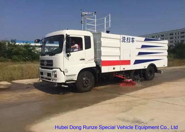 Κίνα Όχημα αποκομιδής απορριμμάτων σκουπών Kingrun οδικό φορτηγό με τις βούρτσες και το υψηλό νερό 8CBM προμηθευτής