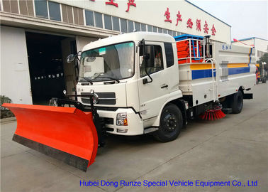 Κίνα Πολλών χρήσεων φορτηγό πλύσης οδών με το υδραυλικό ψαλίδι Manlift/τις βούρτσες φτυαριών προμηθευτής