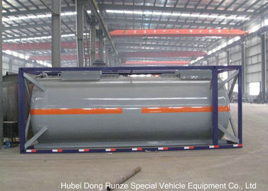 Κίνα ευθυγραμμισμένο χάλυβας PE εμπορευματοκιβωτίων δεξαμενών υδροχλωρικού οξέος ISO 20FT 16mm 20000L-22000L προμηθευτής