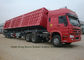 Δευτερεύον Tipper ρυμουλκό - βαρέων καθηκόντων φορτηγό ρυμουλκών εκφορτωτών ημι για την άμμο - μεταφορά ορυχείου 3 άξονες 50 -60T προμηθευτής