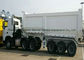 Βαρέων καθηκόντων φορτηγό ρυμουλκών εκφορτωτών ημι για Tipper απορρίψεων μορφής του U 3 αξόνων το υδραυλικό ρυμουλκό 45 - 50 τόνος προμηθευτής