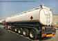 53m3 ημι ρυμουλκό 4 βυτιοφόρων καυσίμων χάλυβα άξονες για το diesel, πετρέλαιο, βενζίνη, μεταφορά 50Ton κηροζίνης προμηθευτής