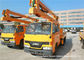 JMC 1416m 4x2 διπλό φορτηγό πλατφορμών καμπινών εναέριο για την υψηλή εργασία λειτουργίας προμηθευτής