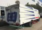 Τοποθετημένο κενό όχημα αποκομιδής απορριμμάτων οδών DFAC φορτηγό με τα απορρίματα καθαρίζοντας βουρτσών 4000L προμηθευτής