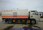 Τοποθετημένο φορτηγό όχημα αποκομιδής απορριμμάτων οδικών προστατευτικών κιγκλιδωμάτων για τον καθαρισμό οδικών φρακτών με το νερό βουρτσών 1000L προμηθευτής