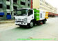 Πλύση οδών ISUZU EFL 700 και φορτηγό οχημάτων αποκομιδής απορριμμάτων με το υψηλό νερό βουρτσών προμηθευτής